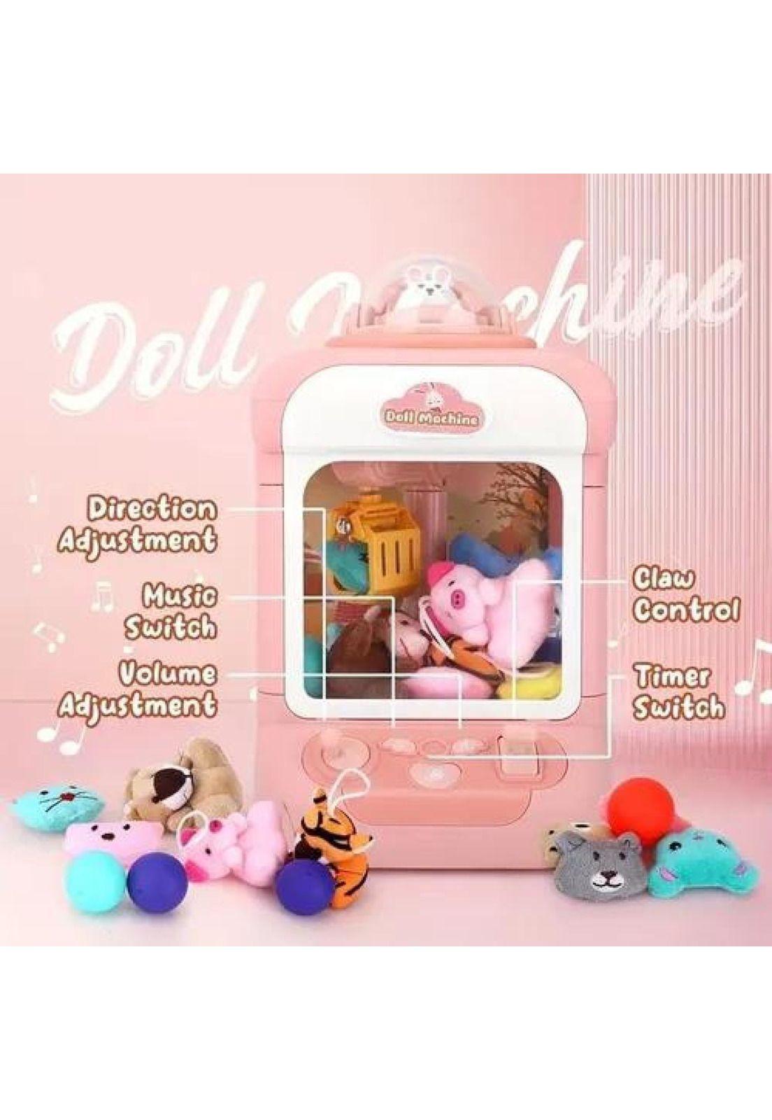 Mini Máquina Atrapa Peluches Garra - Juguete Premio Color Rosado-4