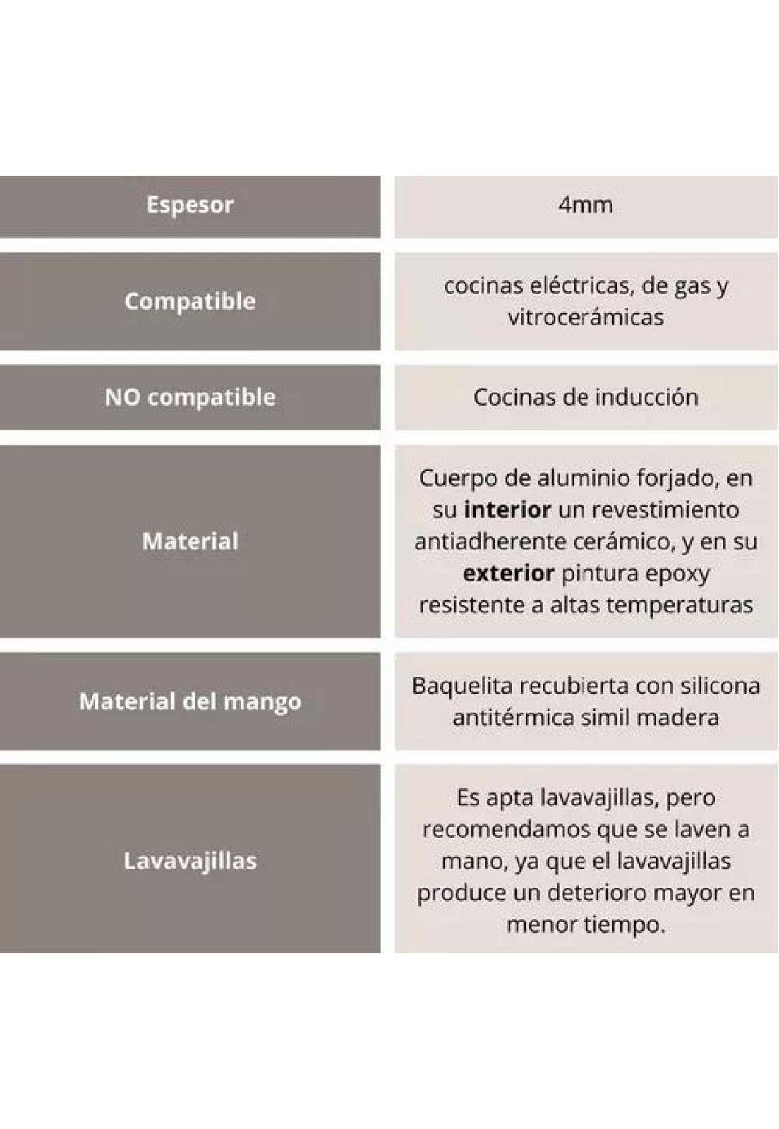 Batería de Cocina - 10 Piezas, Antiadherente Cerámica Marmolada-4