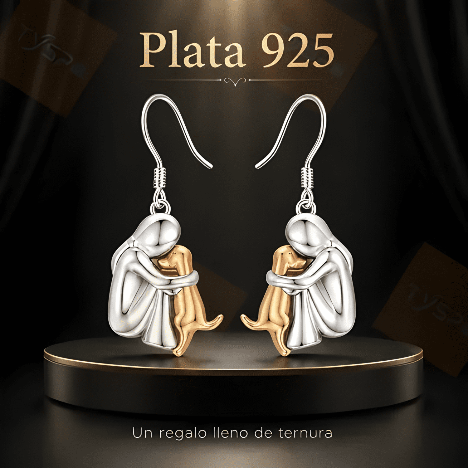 Aros Plata 925 Mujer Perro Mascota Joya Regalo-3
