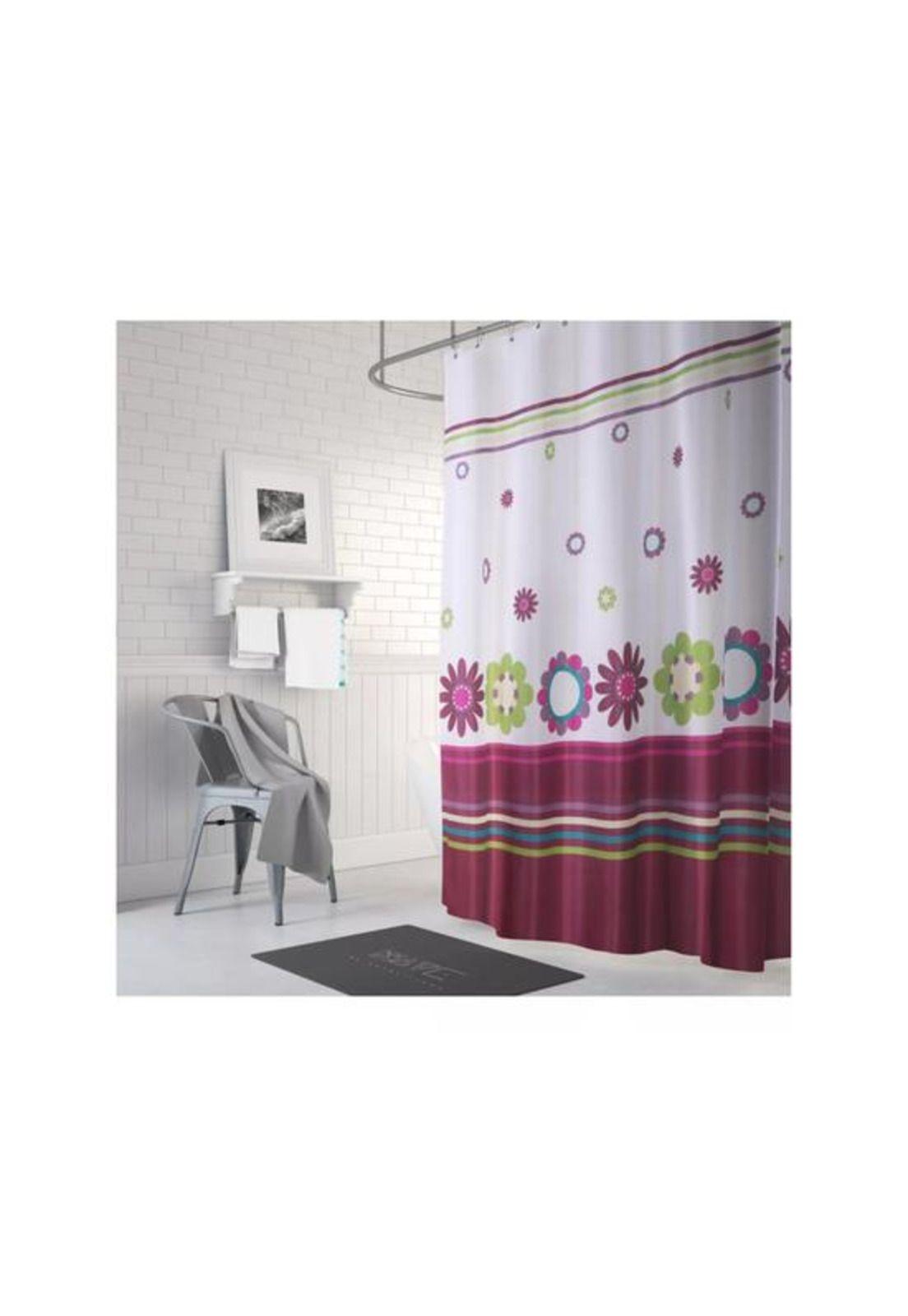 Cortina de baño 180x180, colores variados-1