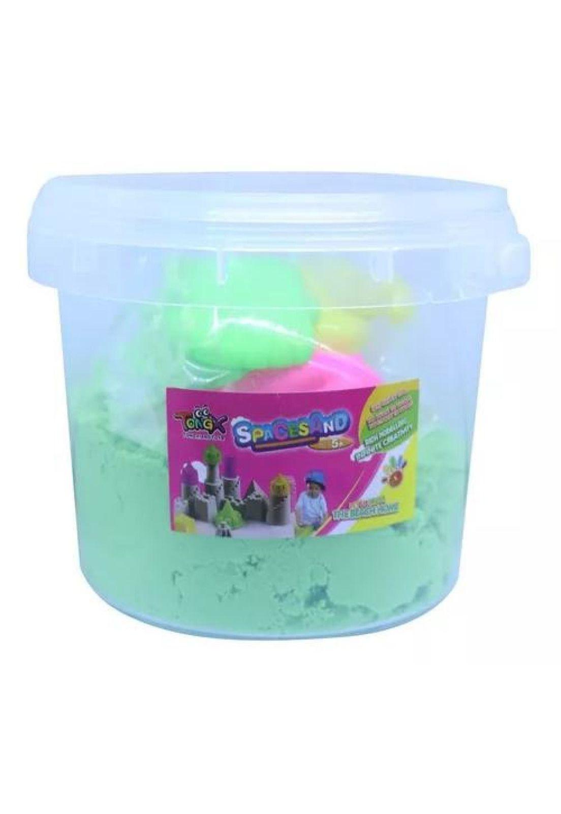 Pack de 2 arena mágica kinética didáctico para niños + moldes-4