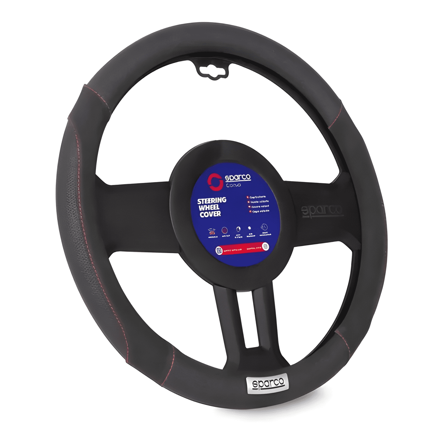 Funda Cubre Volante Sparco Original Excelente Calidad 1112bk-0