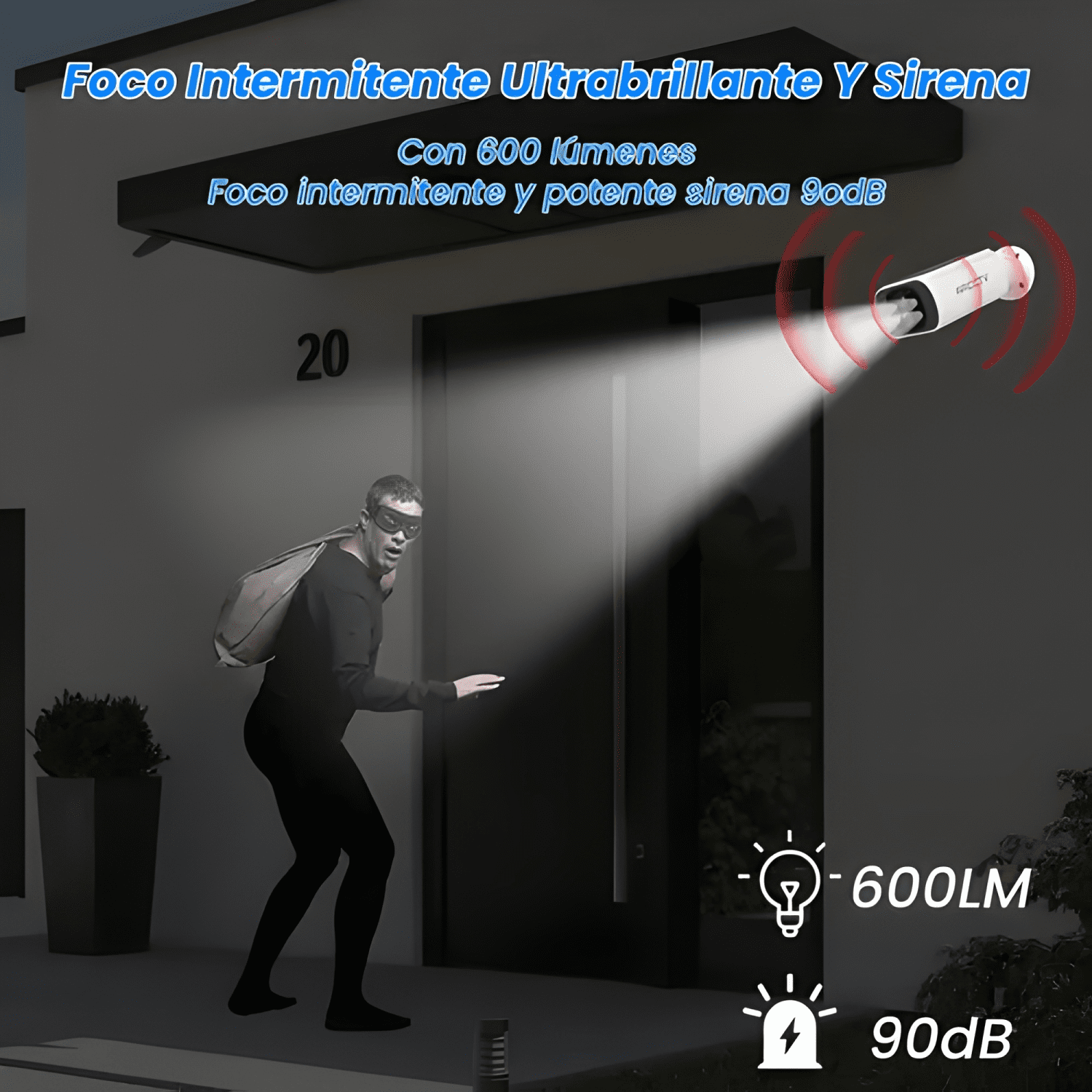 Arcctv Camara de Seguridad Solar Wifi Ip 5g Exterior Blanco-2