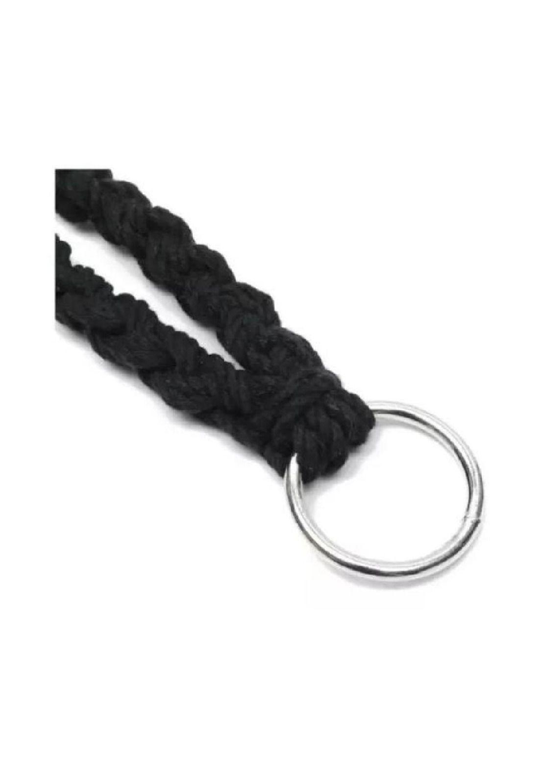 Silla hamaca colgante para terraza o jardín color negro-2