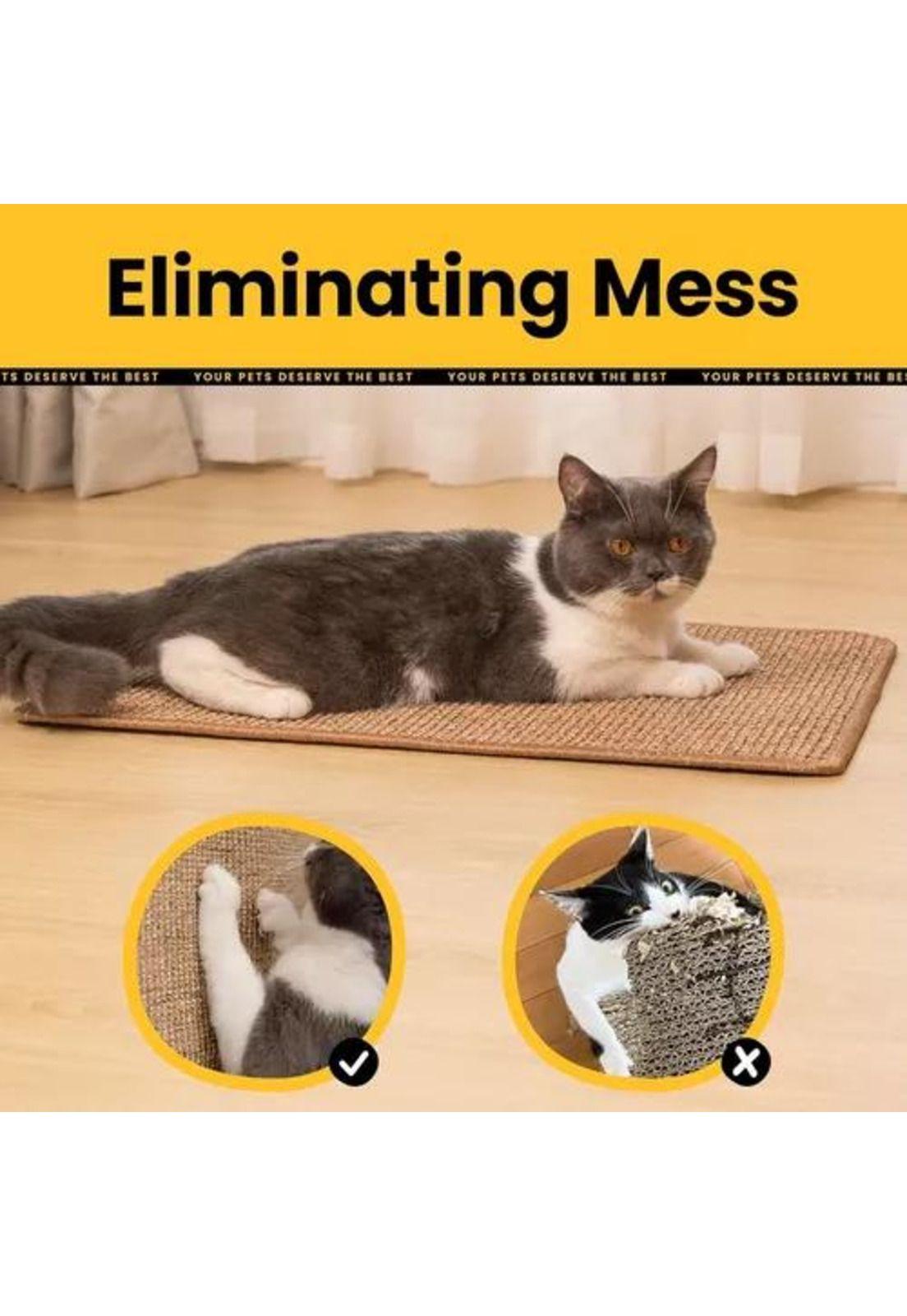 Rascador gato sillon muebles tipo alfombra sisal 80x50cm caf-4