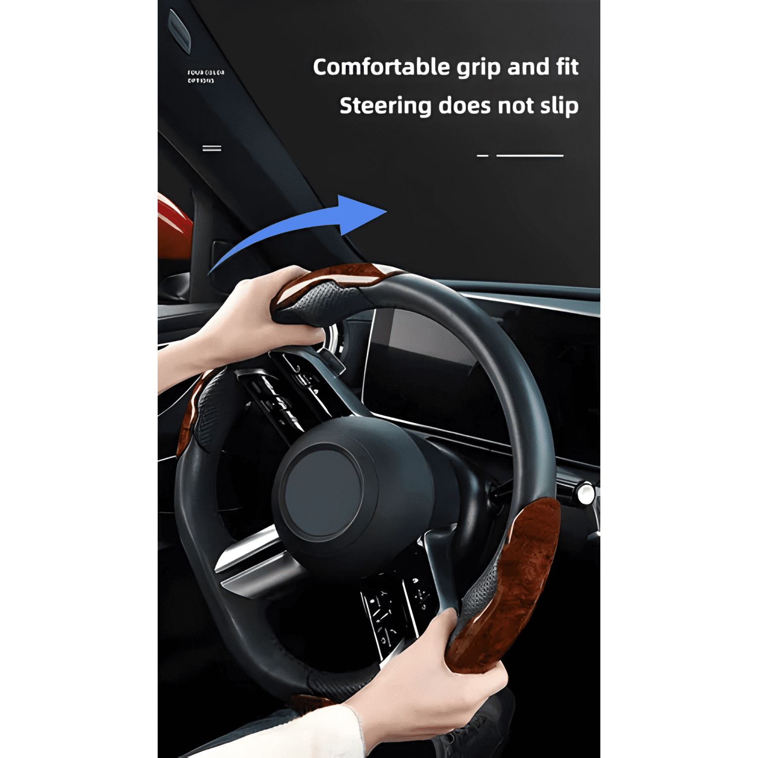 Funda Cubre Volantes Accesorios Auto Luxury Laterales Plus-4