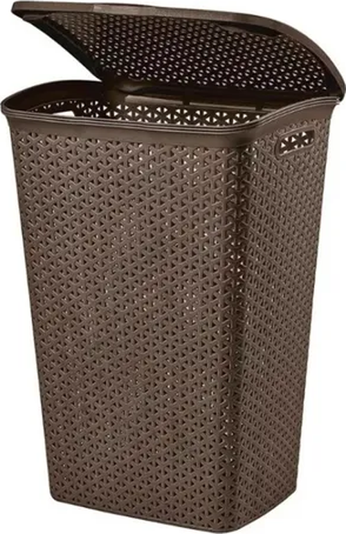 Cesto ropa Bali rattan con tapa 55l-0
