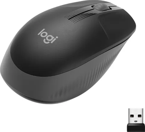 Mouse Logitech M190 inalámbrico gris-0
