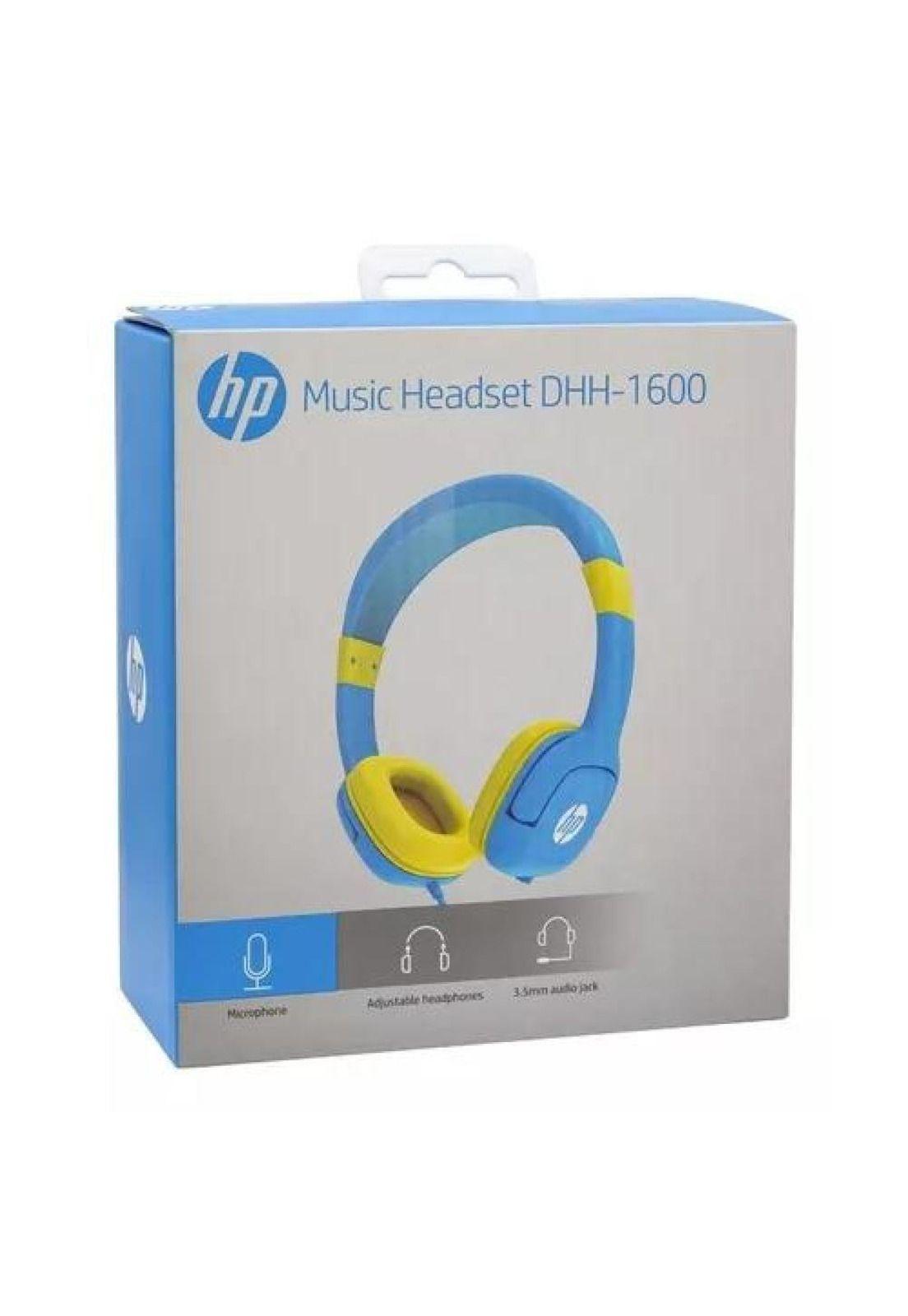 Audífono HP Infantil DHH-1600 - Over-ear, Jack 3.5mm, Color Celeste-5