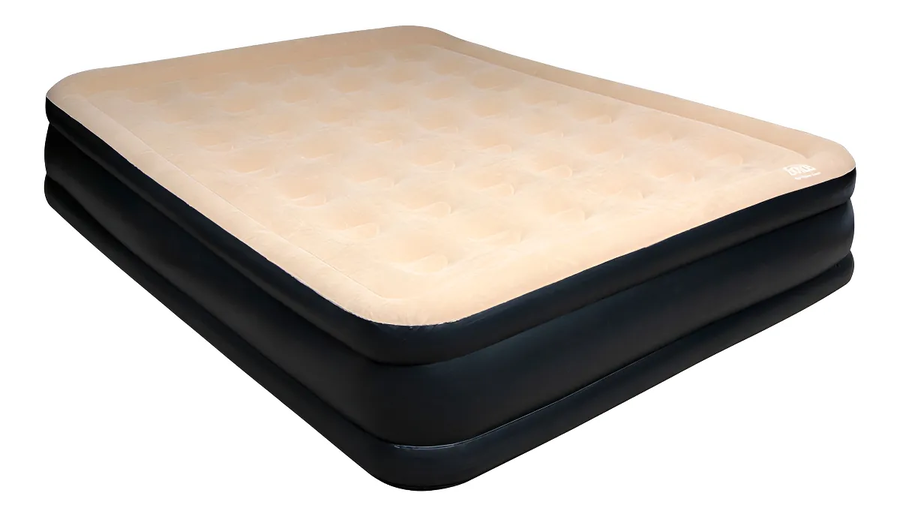 Colchón Inflable Eléctrico High Palace Queen Beige Doite-0