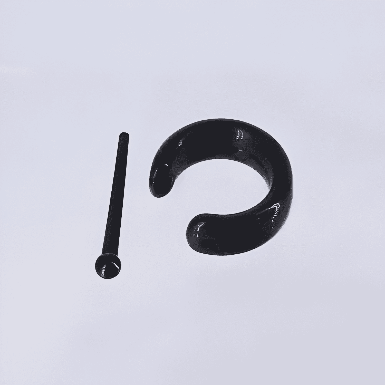 Set De 2 Aretes Coquito- Pendiente Para Hombres-2