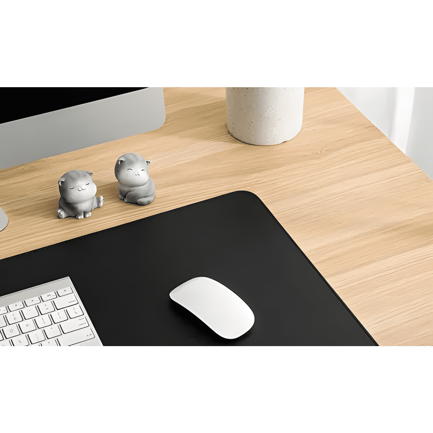 Alfombrilla Mousepad de Cuero Impermeable Reversible 80x40-3