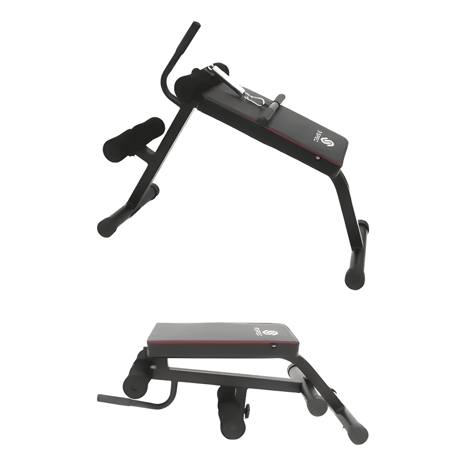Banco corto ajustable y plegable Miking con elástico-2