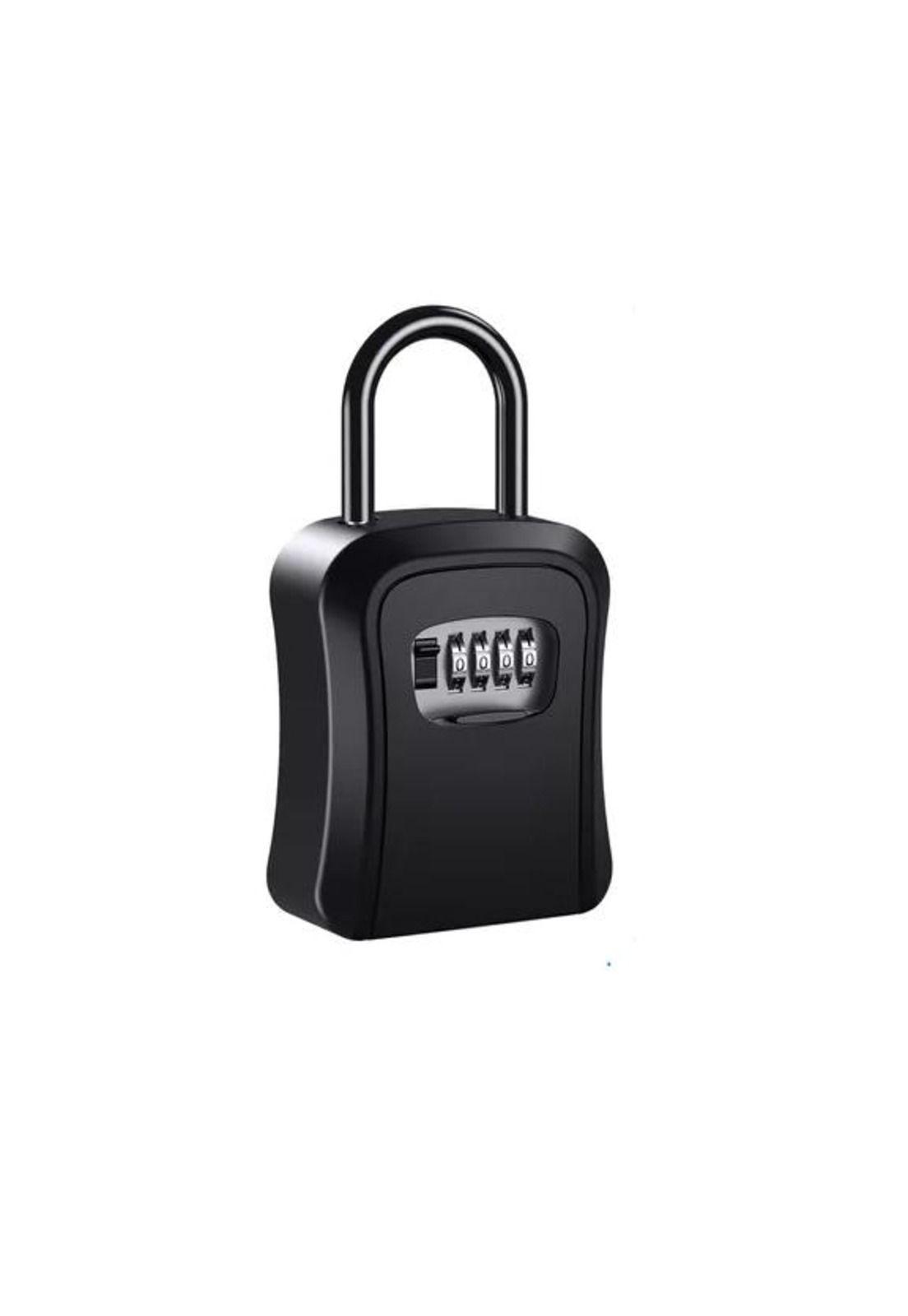 Caja seguridad porta llave candado clave color negro-0