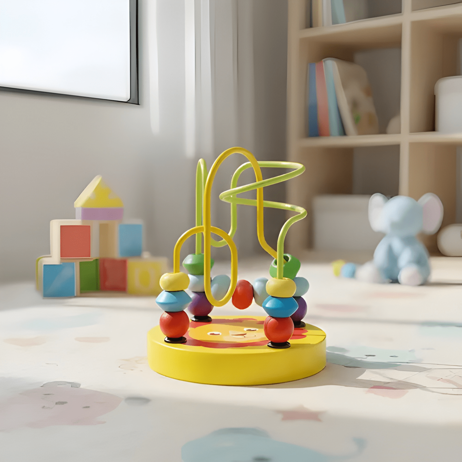 Juguetes aprendizaje de madera didáctico niños bebés #12-2