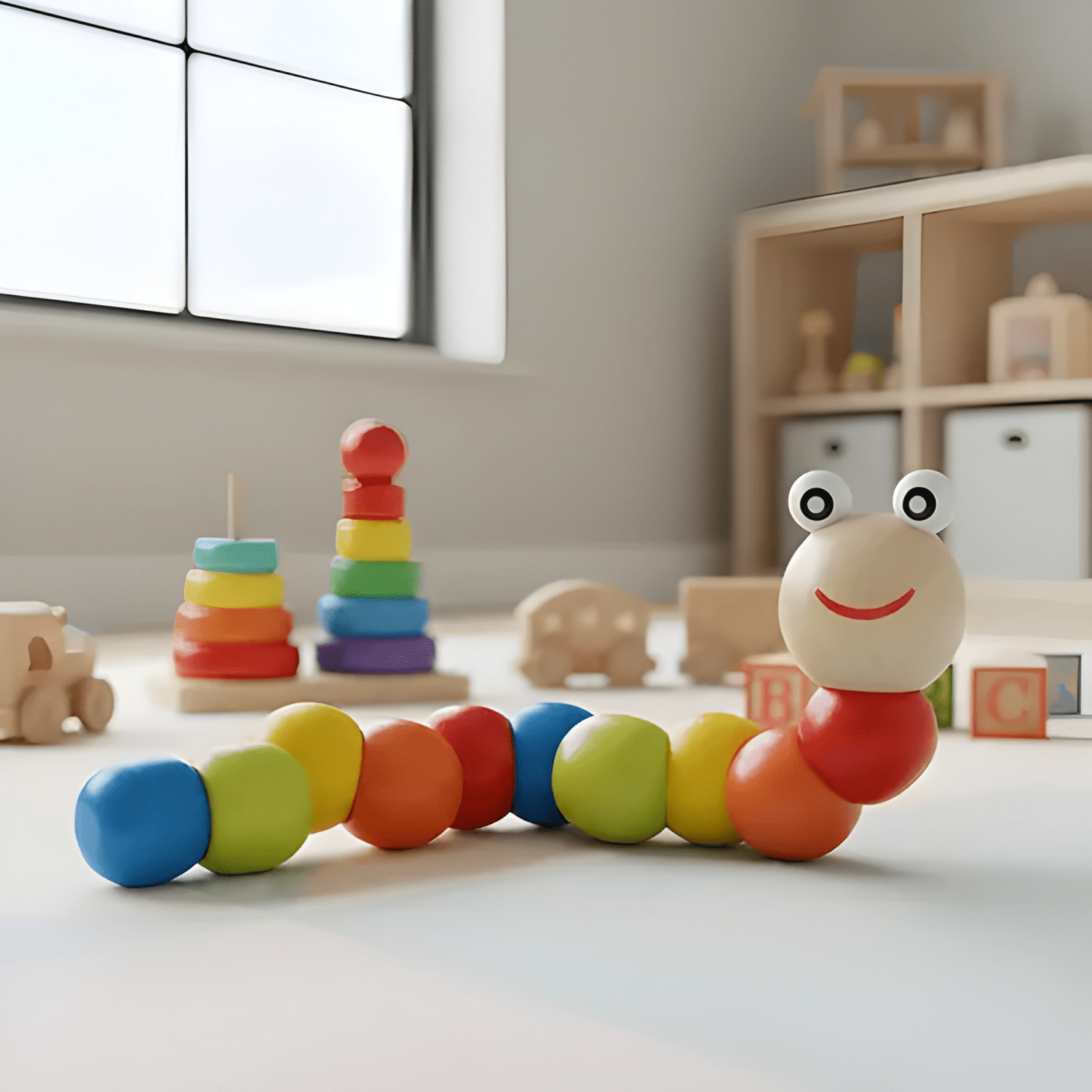 Juguetes aprendizaje de madera didáctico niños bebés #12-4