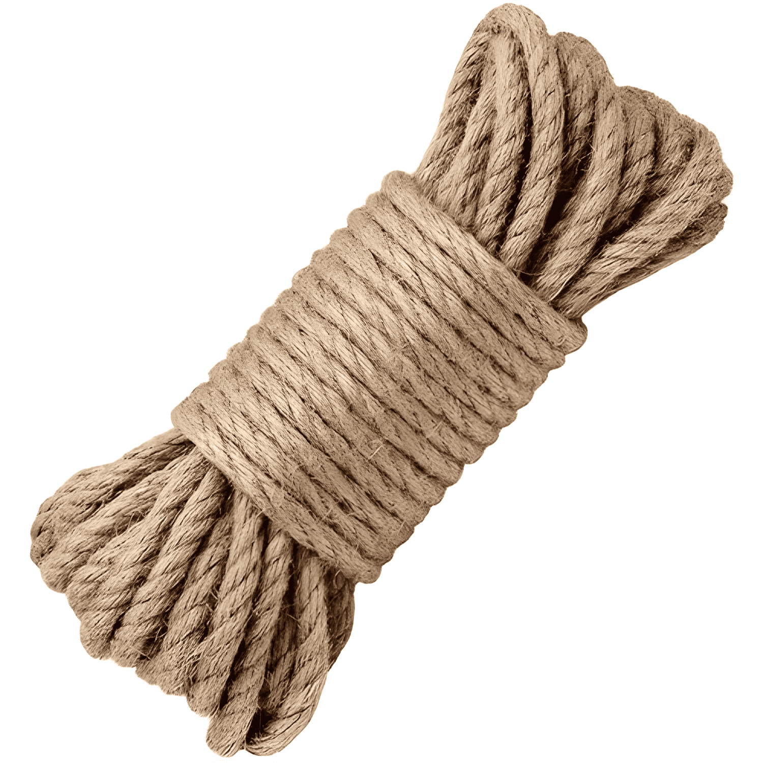 Cuerda de sisal fibra resistente 10 m 6mm #1-0