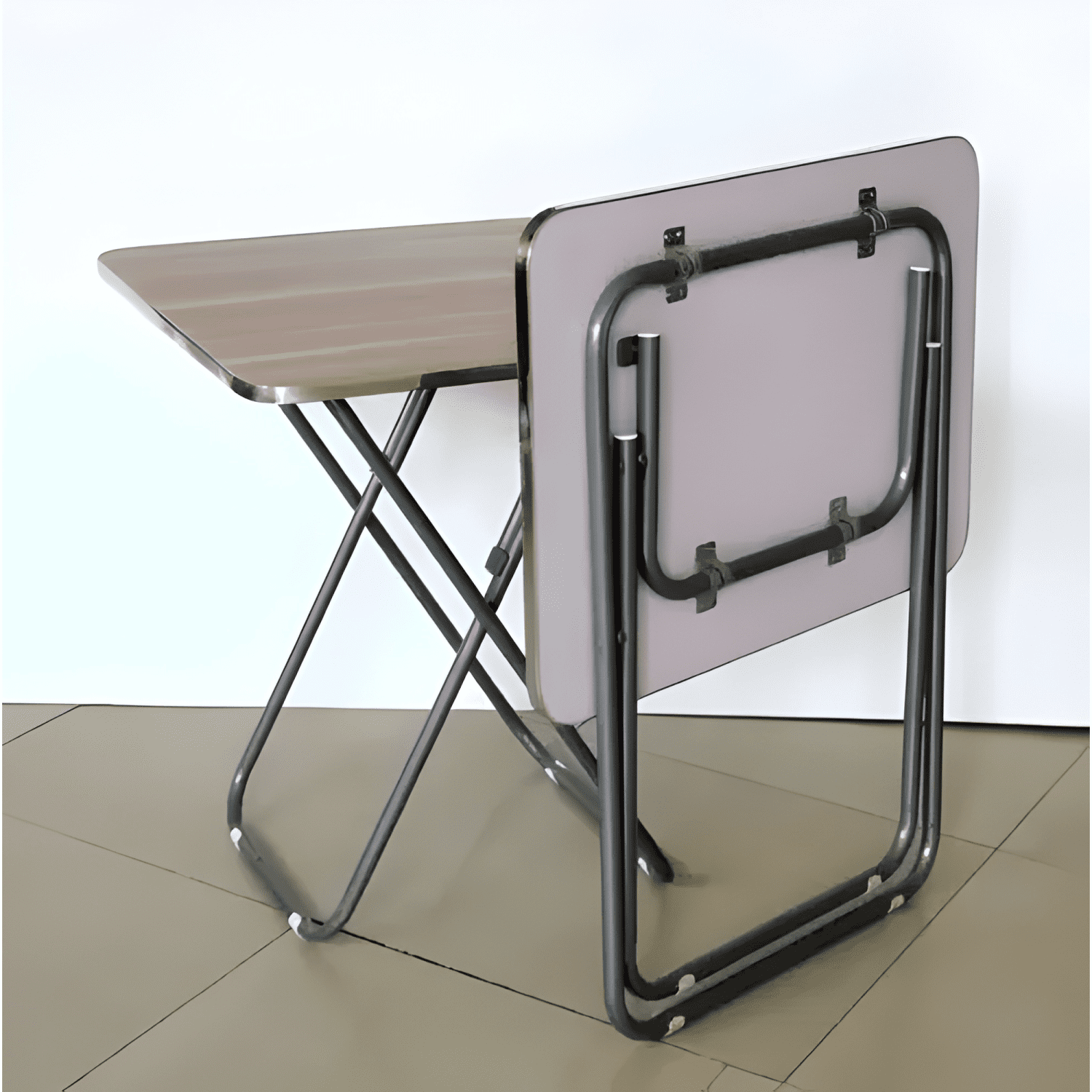 Mesa Plegable Cuadrada Para Cocina Terraza Picnic 60x60cm-4