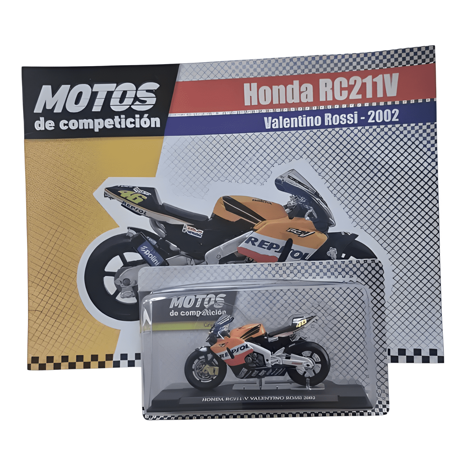 Moto Honda RC211V piloto Valentino Rossi 2002-4