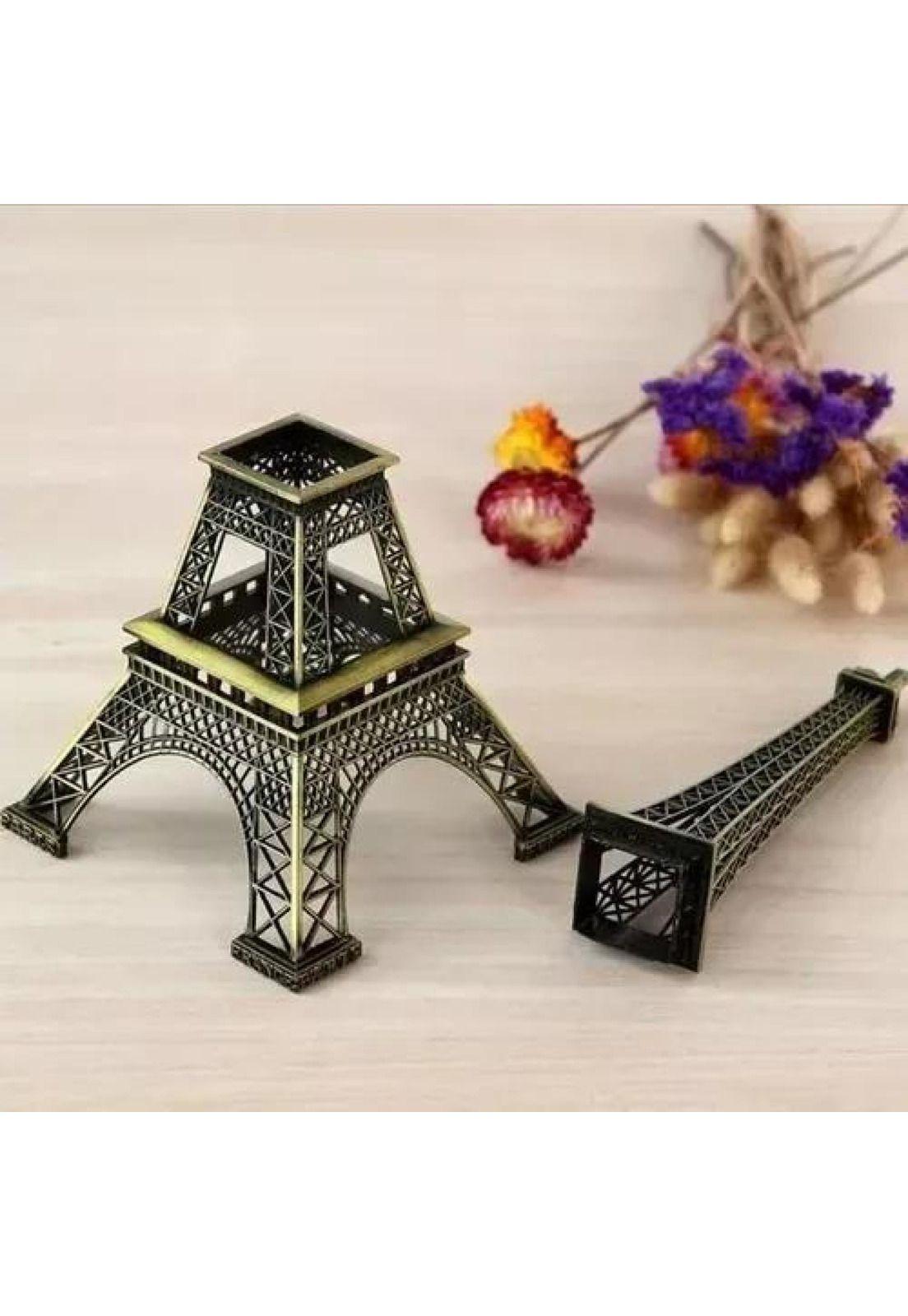 Torre Eiffel de 32 cm, adorno, color bronce-2