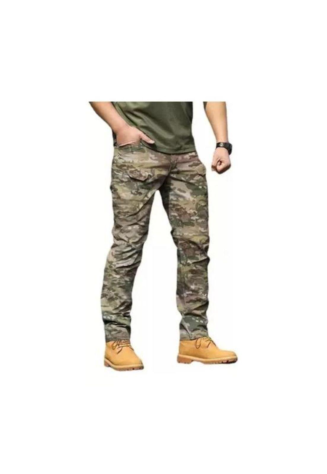Pantalón de Camuflaje Táctico Policial Militar, Color Multicam, Talla 3XL-0