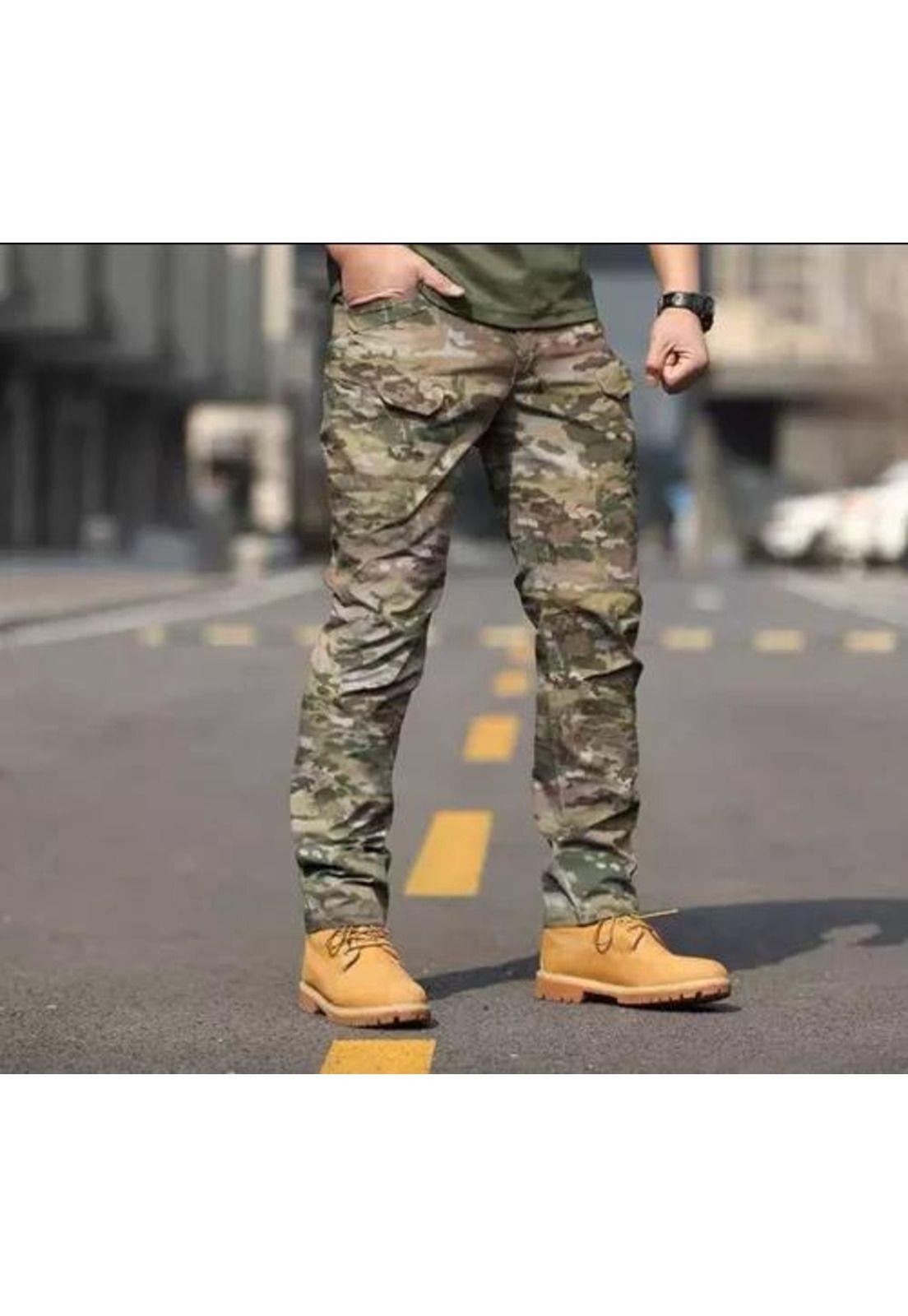 Pantalón de Camuflaje Táctico Policial Militar, Color Multicam, Talla 3XL-1