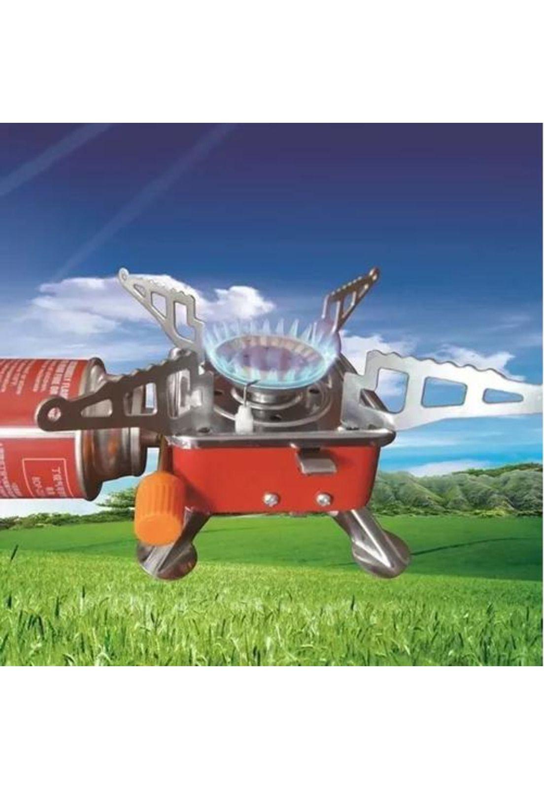 Cocinilla Mini Gas - Outdoor, Camping, Trekking, con Bolso-2