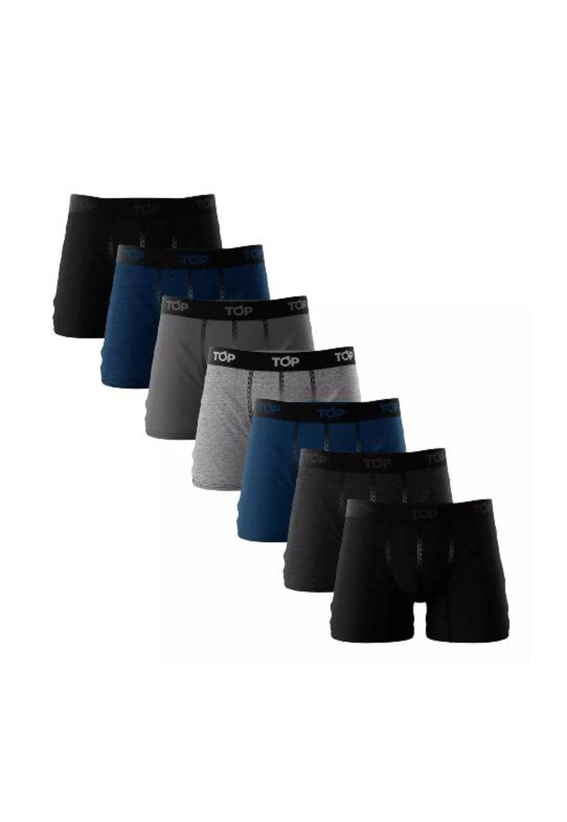 Bóxer medio algodón talla S, pack de 7, C5 Top-2