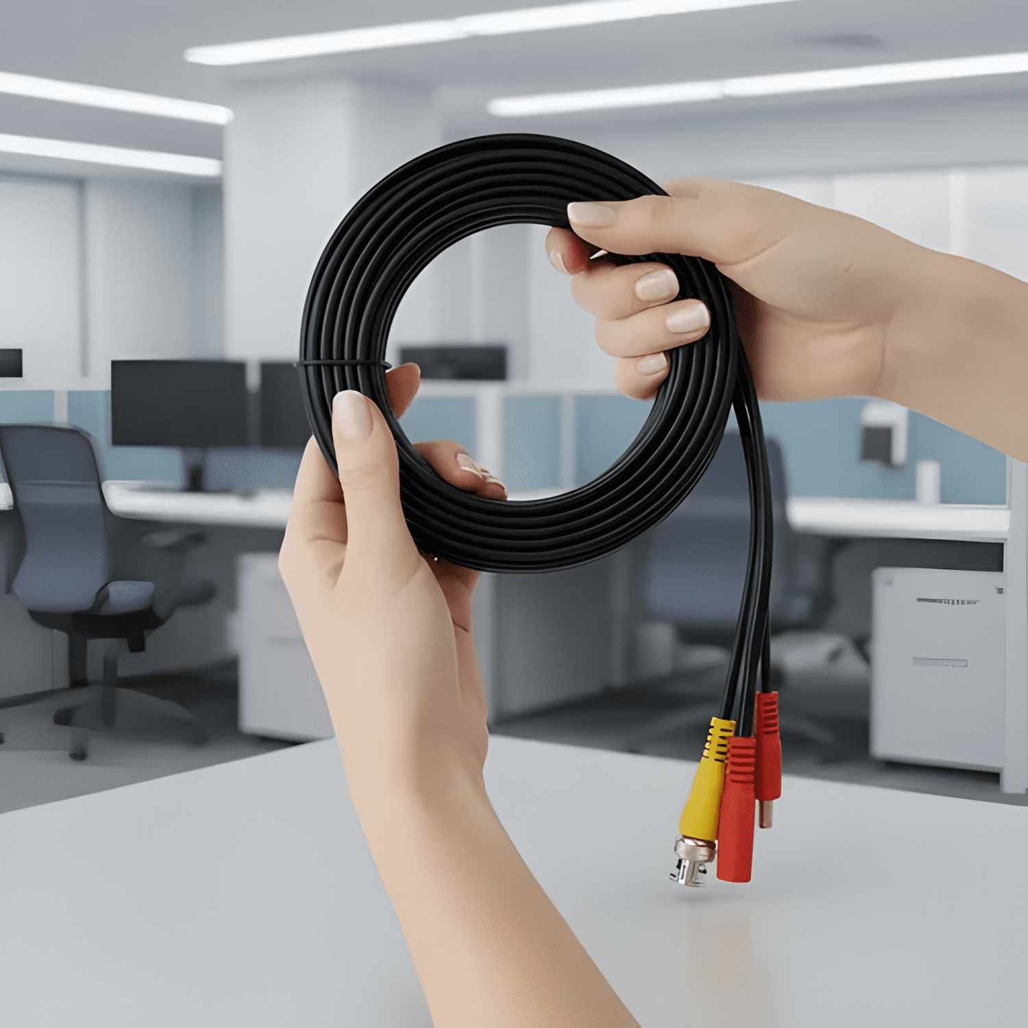 Cable Dvr 20m / Cámaras / Video y Corriente, Fácil Conexión-2