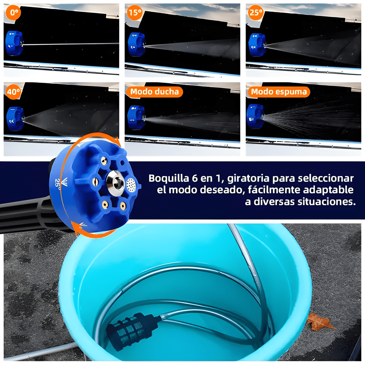 Pistola De Agua A Presion Para Hidrolavadora Inalámbrica #1-3