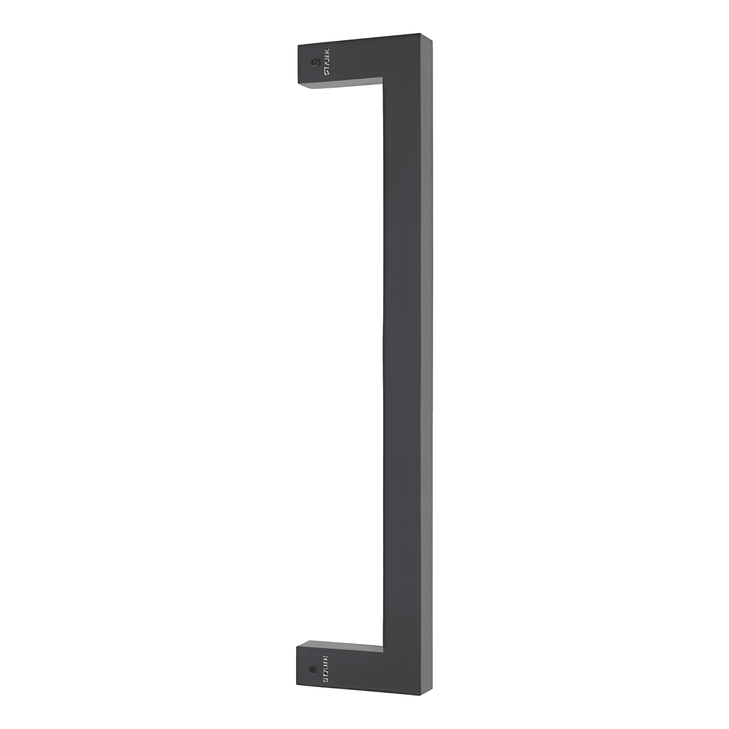Tirador simple fijación invisible 30 cm, negro mate #6-0