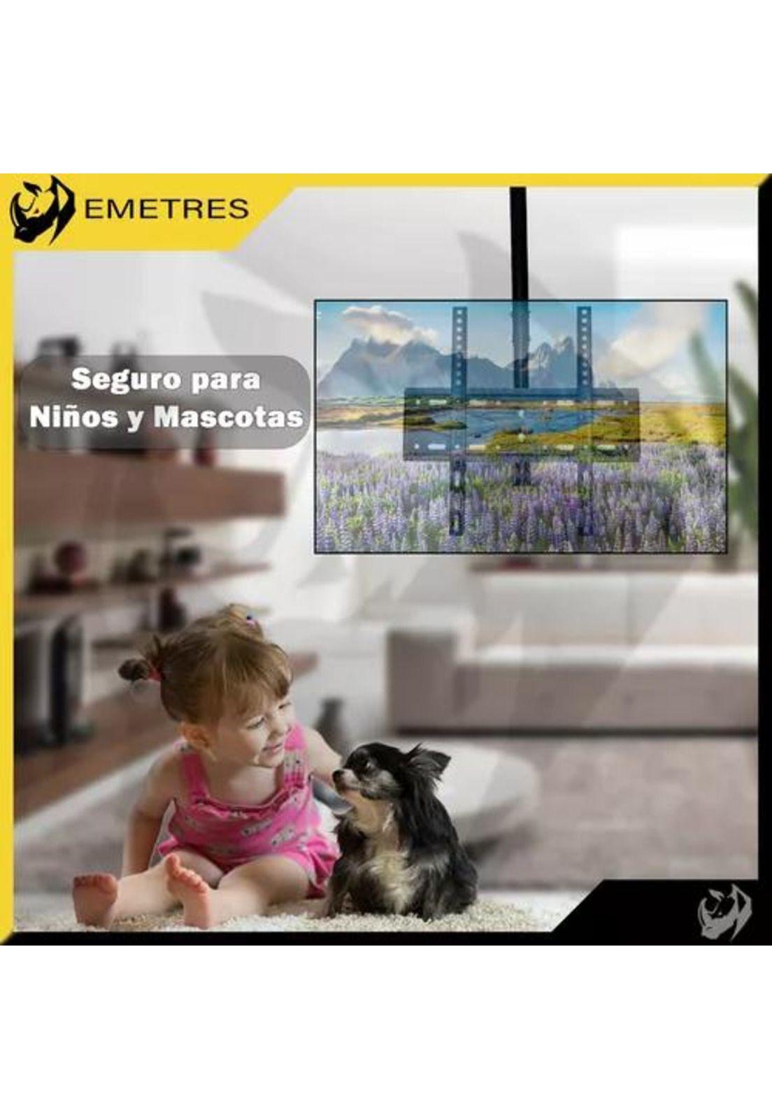 Soporte TV de techo y pared ajustable 26 a 60 negro-3