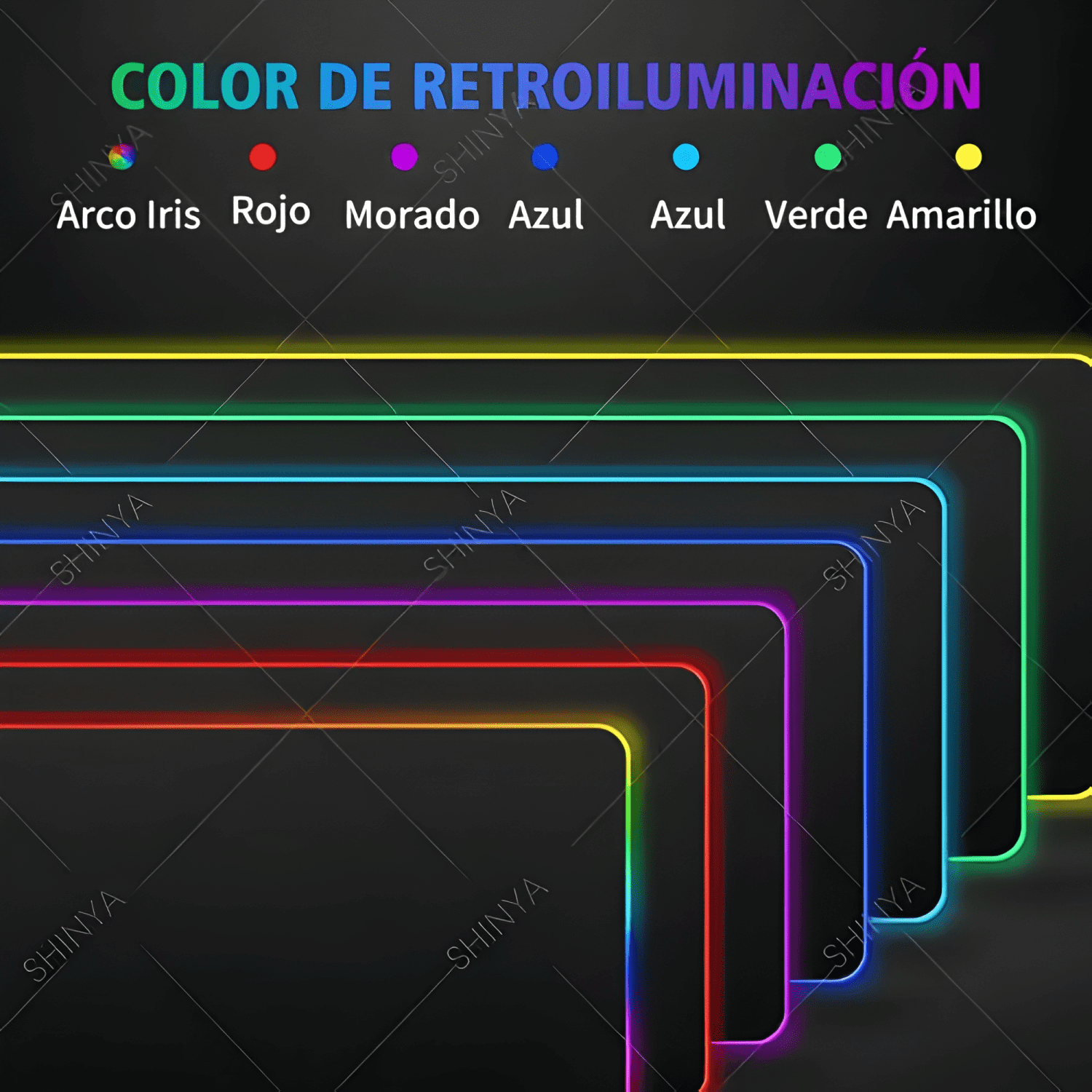 Mousepad 90 X 40 Gamer Rgb Led-2