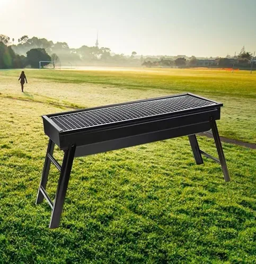 Parrilla Parrillera Para Asado Plegable Portatil Xl 60x22x29-3