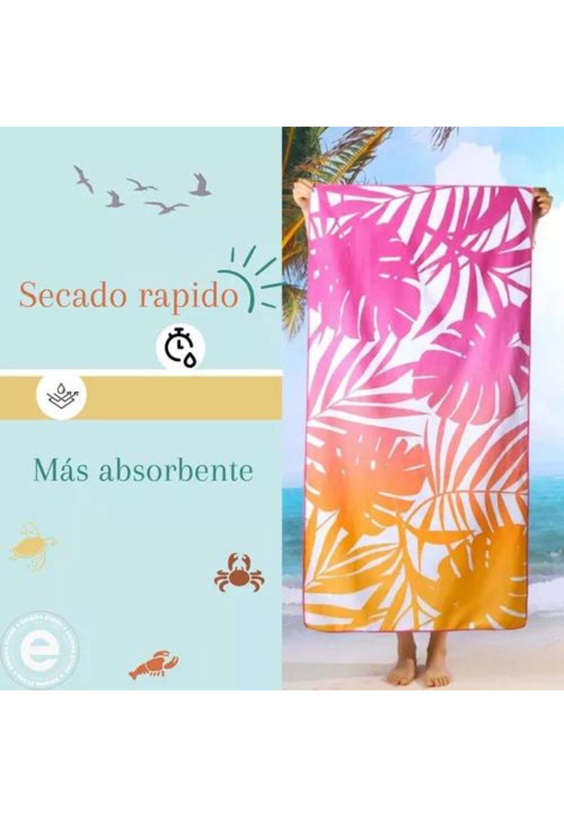 Toalla de microfibra, secado rápido, playa, viaje, 90x180 cm-2