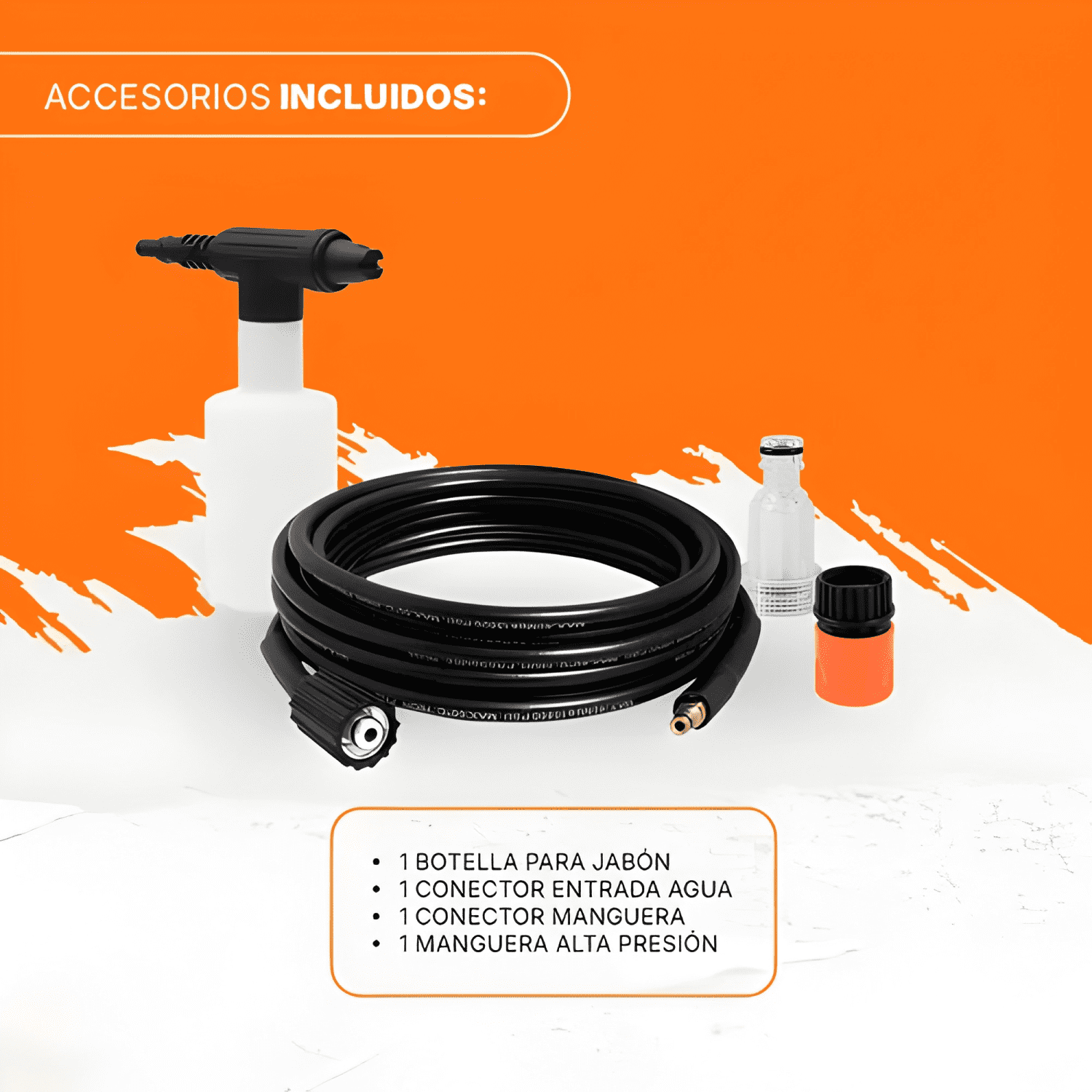 Hidrolavadora 1800w Con Espumador Y Ruedas Lernen #2-3