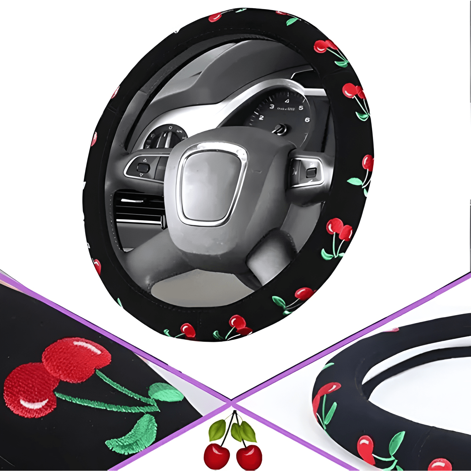 Cubiertas Funda Cubre Volante Diseños para Mujer 3d-1