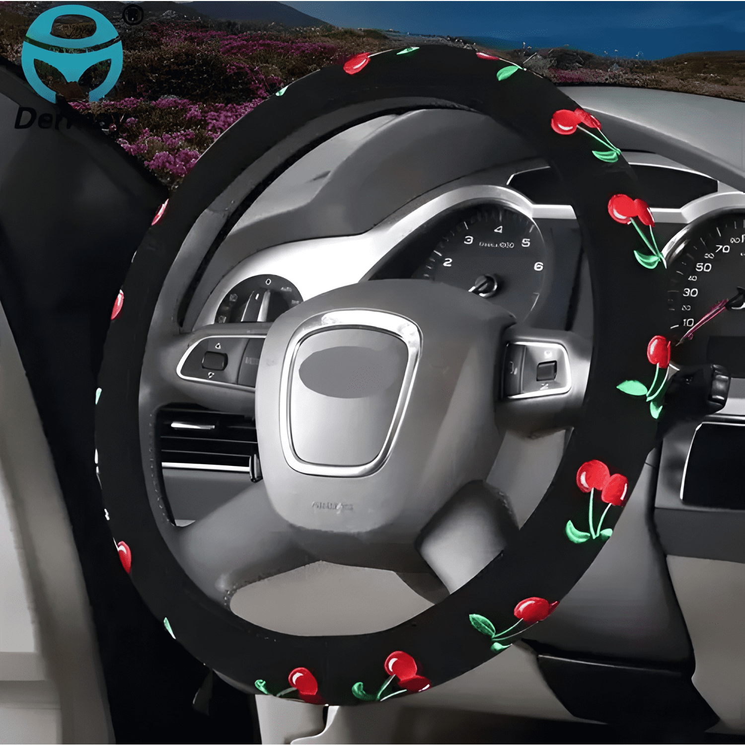 Cubiertas Funda Cubre Volante Diseños para Mujer 3d-3