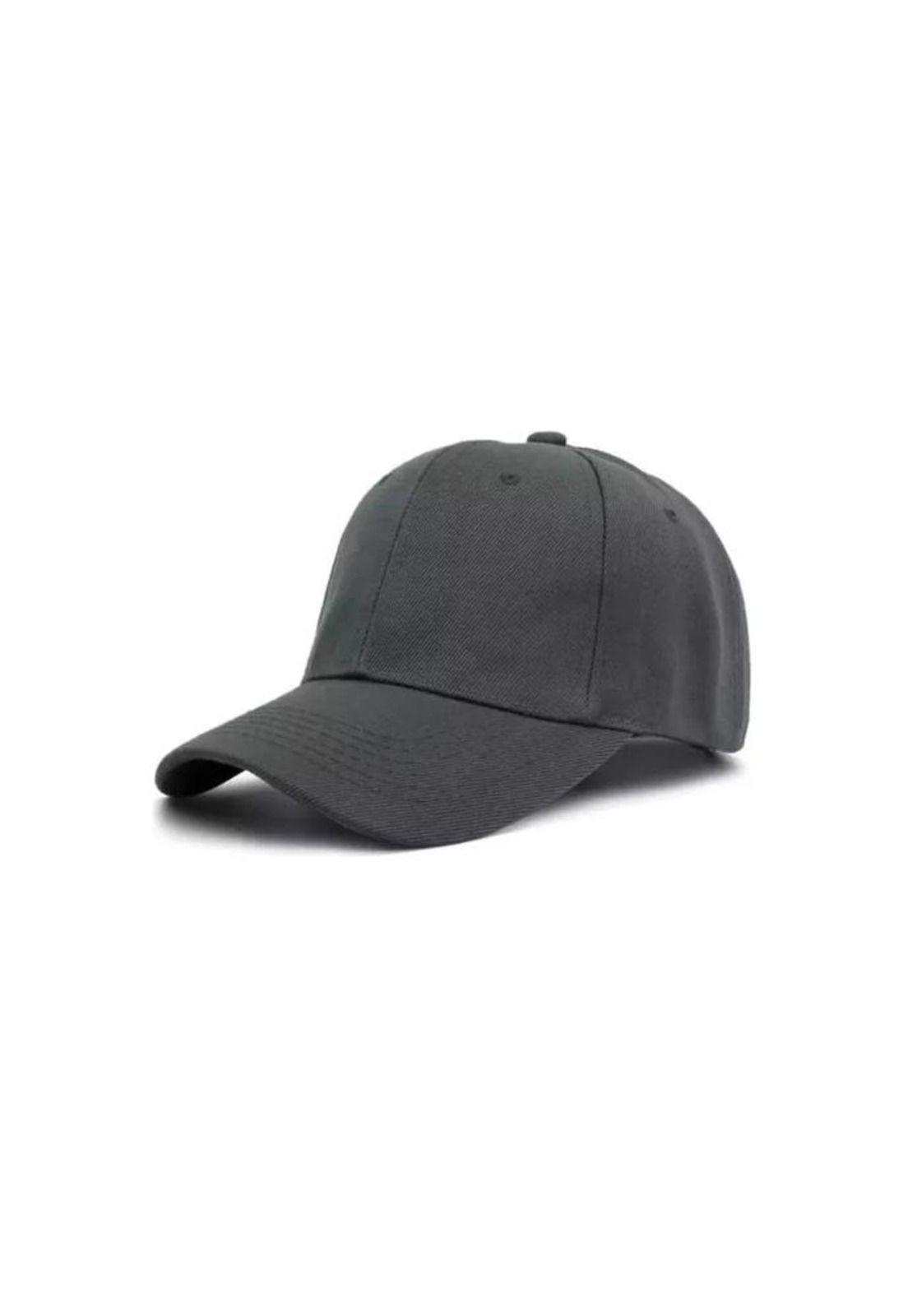 Gorro Jockey Básico Unisex Gris-0