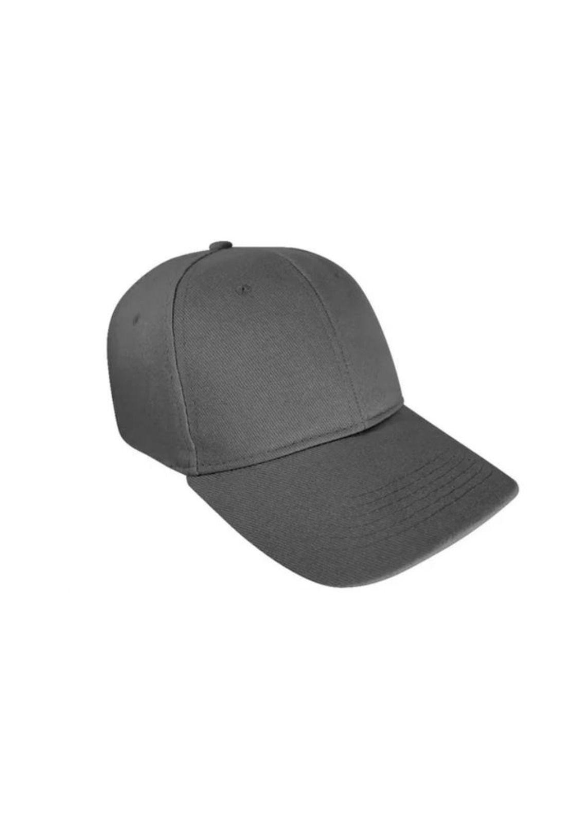 Gorro Jockey Básico Unisex Gris-1