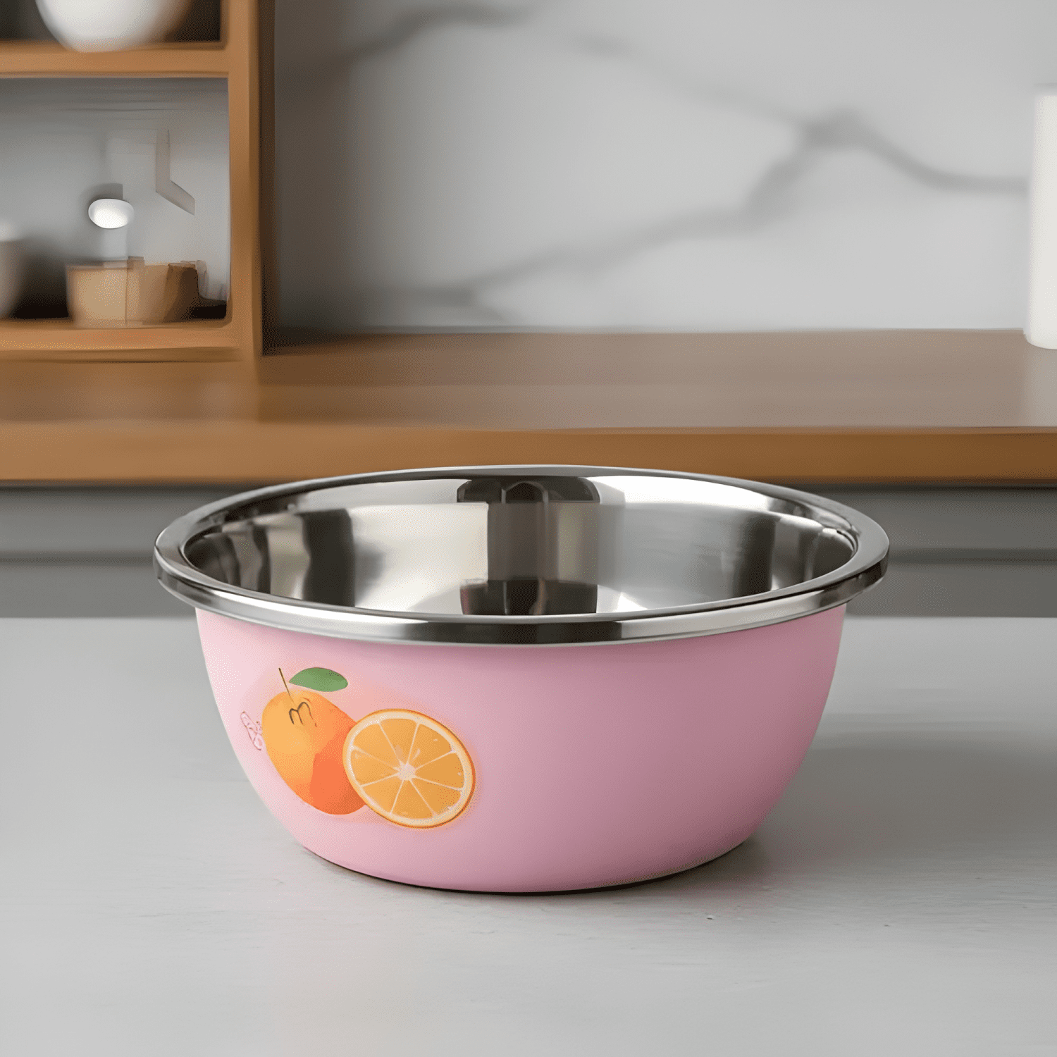 Bowl europeo 24cm acero inoxidable diseño premium-4