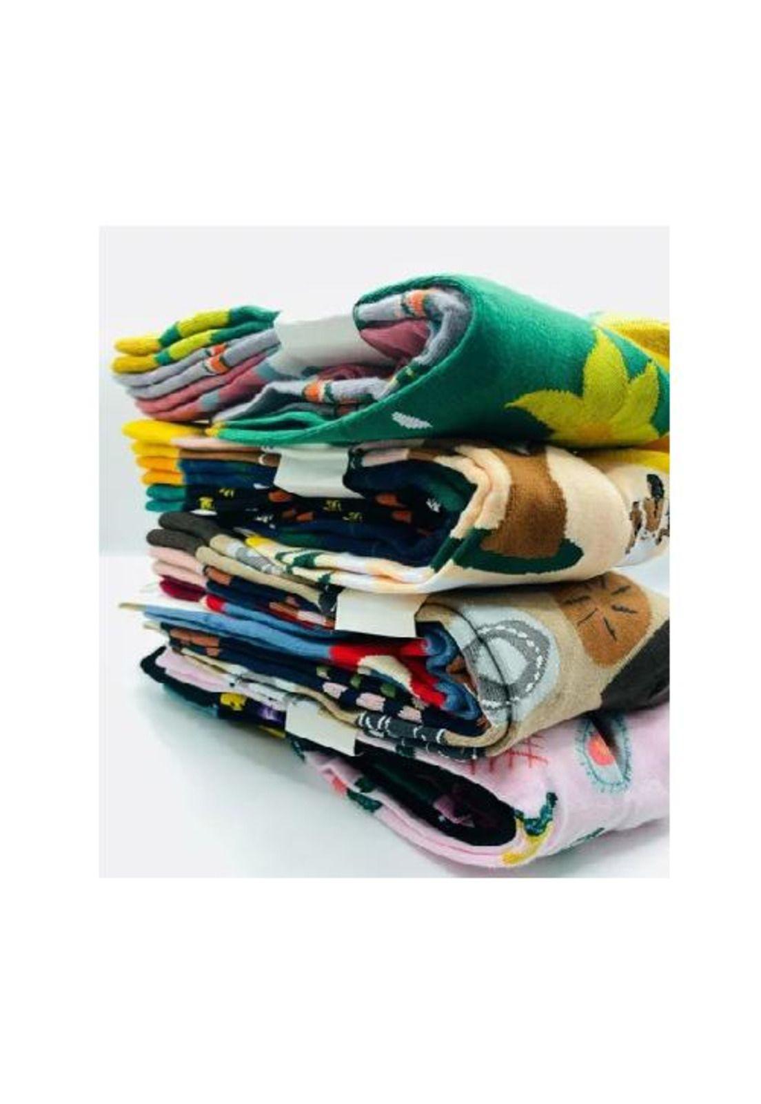 Pack de 12 pares de calcetines de mujer Lola, con diseño, multicolor-2