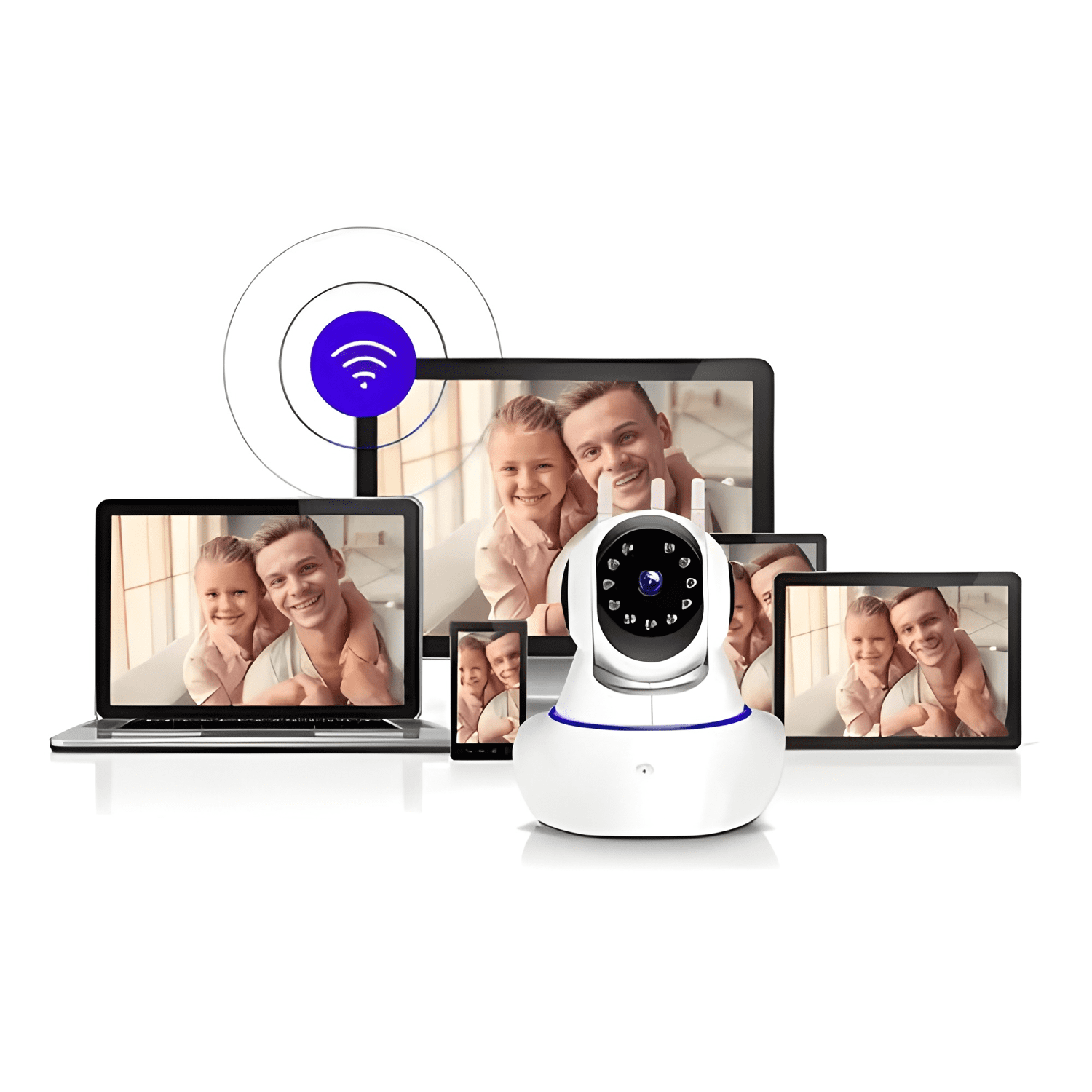 Cámara Robot HD, 3 Antenas, Wifi 360, Visión Nocturna, Voz-3