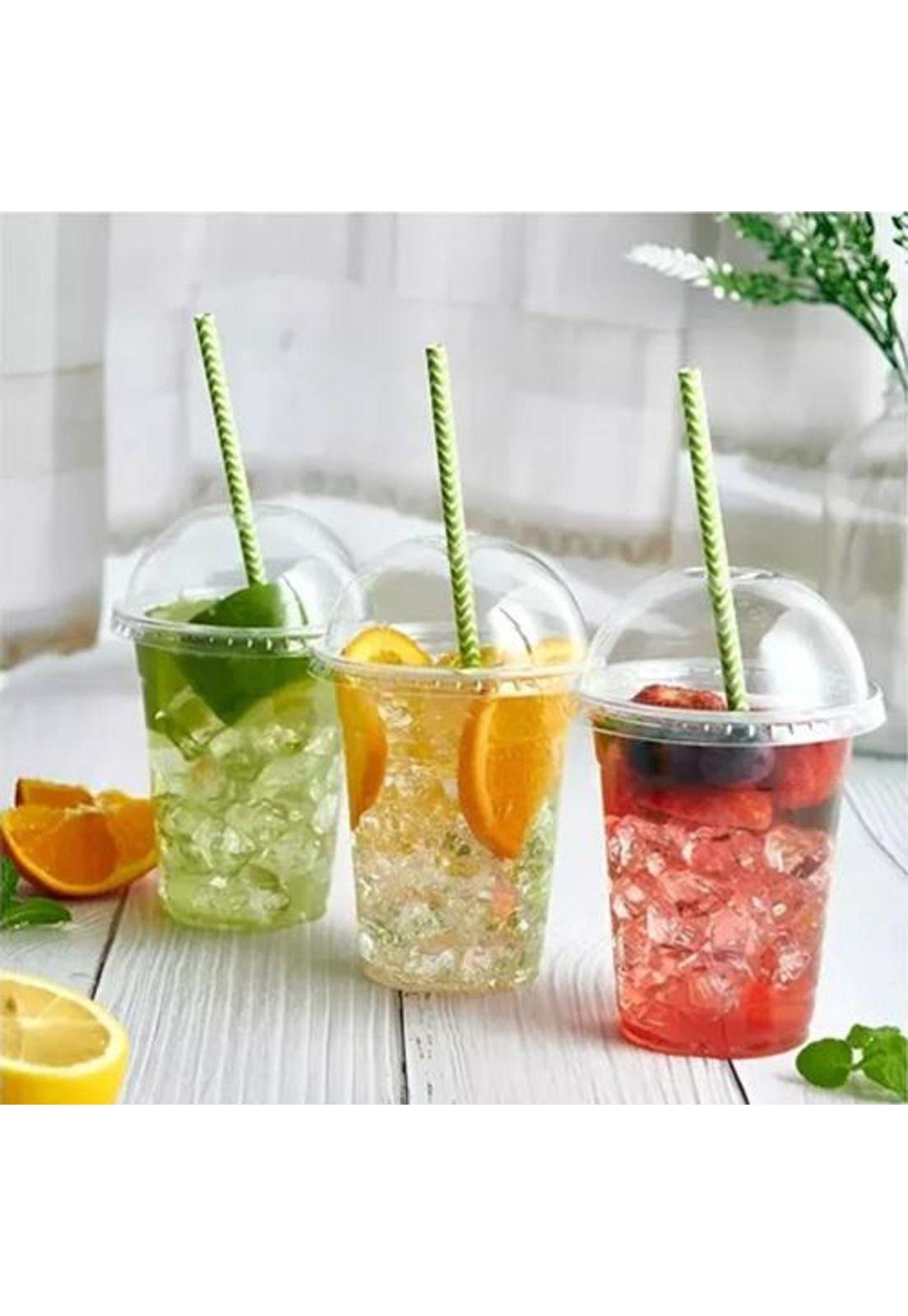 200 Vasos Desechables Tapa Domo 16oz-3