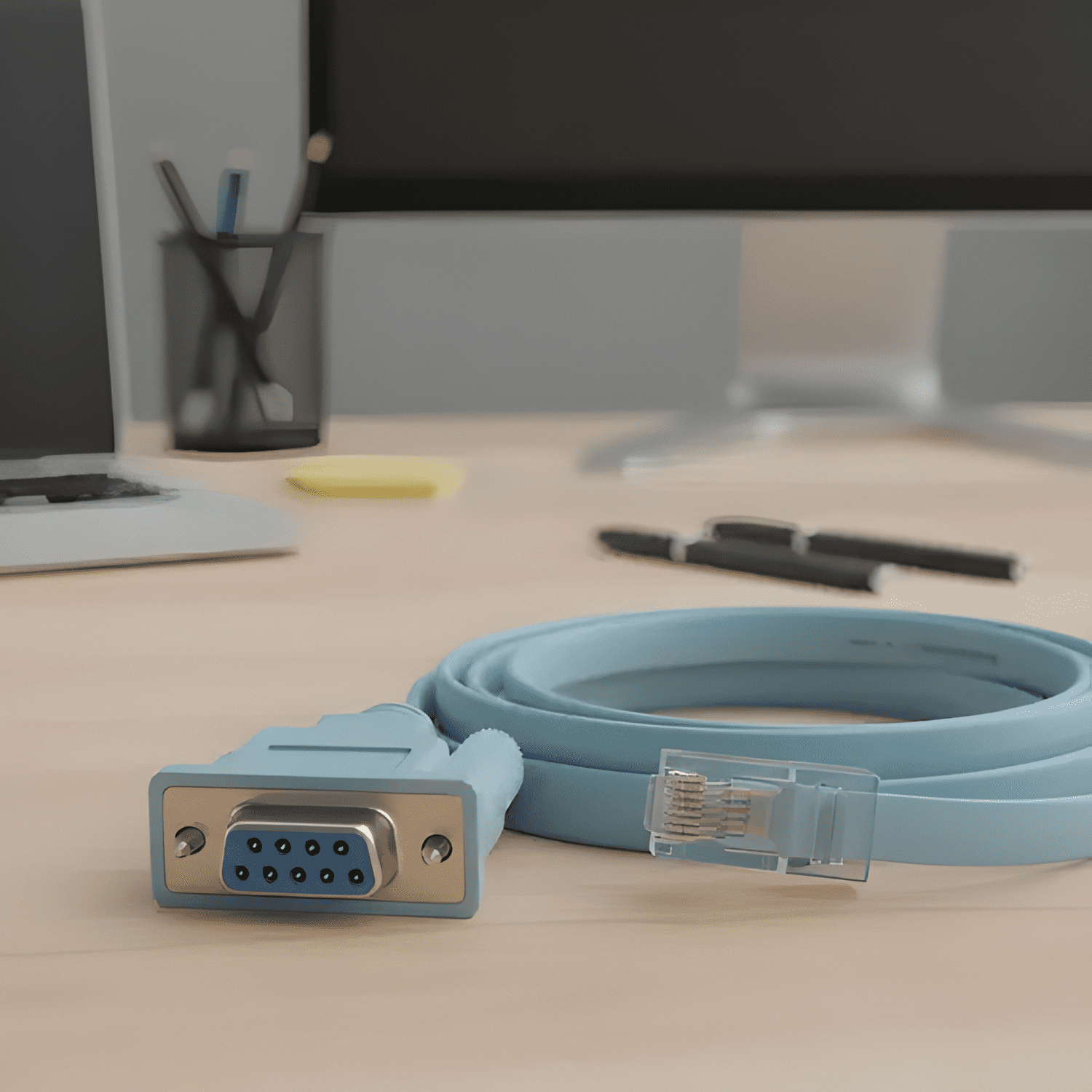 Cable Consola Red Rj45 M Serial Rs232 H 1.8mts-2