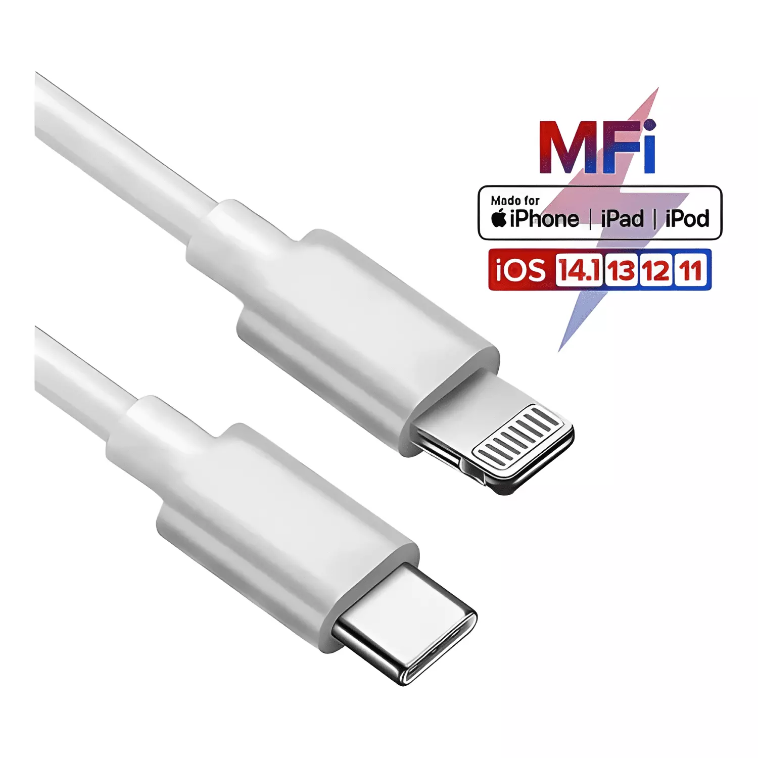 Cable para iphone tipo c datos y carga 20w / 1 metro-2