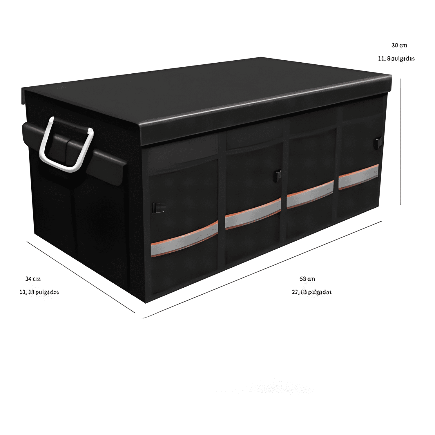 Organizador Maletero Plegable 66L Audoto Resistente 58x34 cm Auto-3