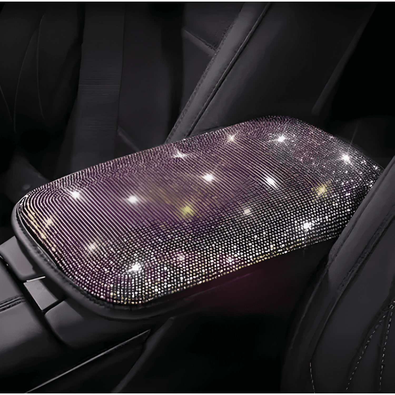 Funda Cubre Volante y Accesorios para Auto Diamante Redondo-4