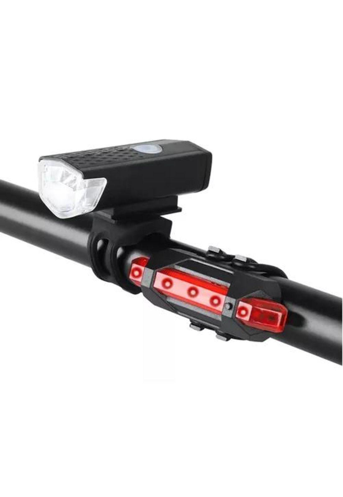 Pack de 2 Luces LED Bicicleta - USB, Trasera y Delantera, Foco-3