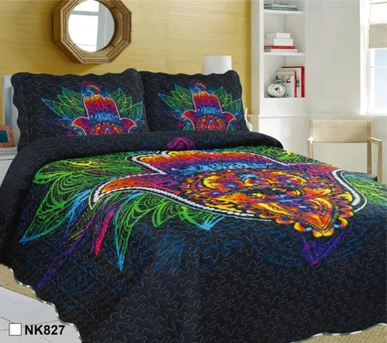 Cubrecama verano quilt 2 plazas varios diseños-0
